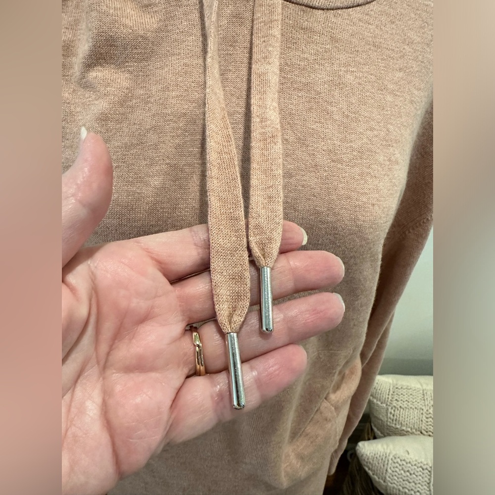 REISS Jodie Knit Hoodie Dress - Picture 3 of 14